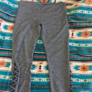 active leggings - heather grey